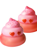 2 Adet Sevimli Emoji Dondurma Squishy Seti 7 CM - Sık Bırak Sukuşi
