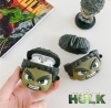 Apple Airpods 1/2 Marvel Hulk Taşıyıcı Halkalı Kılıf - Thumbnail (2)