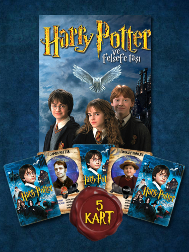 Harry Potter ve Felsefe Taşı 5 Kartlık Özel Seri - Harry Potter'ın Ailesi ve Akrabaları Full Set - 0